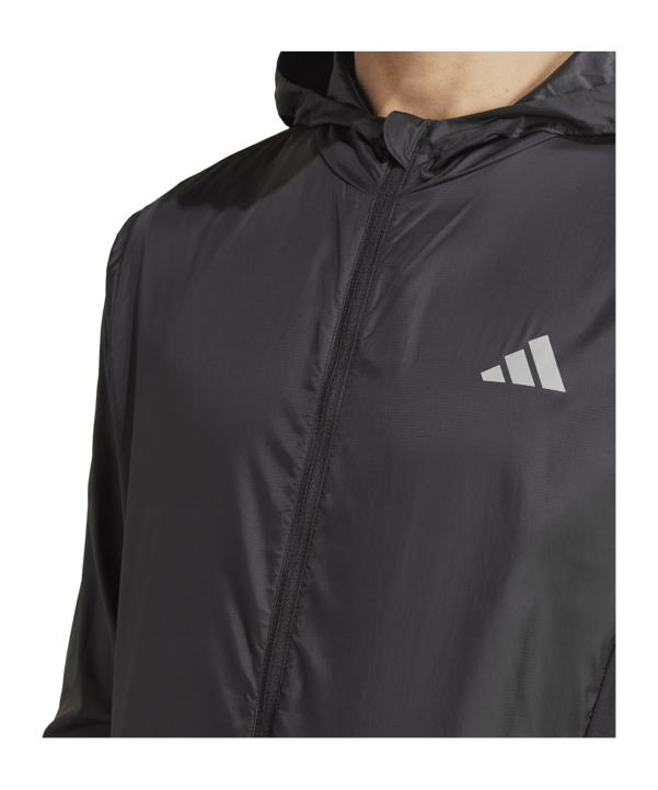 adidas Icons 3S Running Jacke Schwarz - schwarz