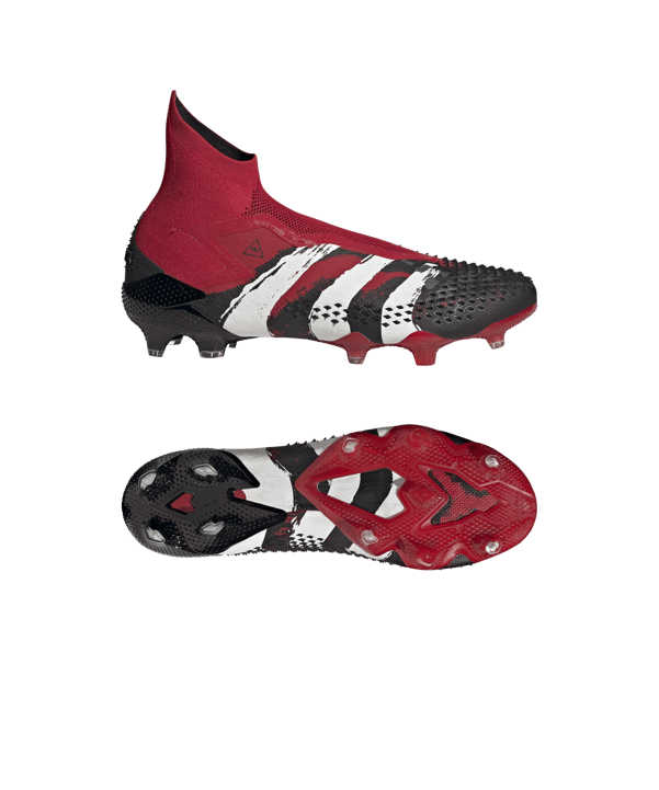 adidas Predator 20+ Human Race FG Rot Weiss - rot