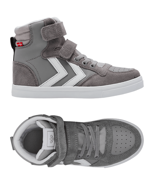 Hummel Slimmer Stadil Leather High Kids Braun F110