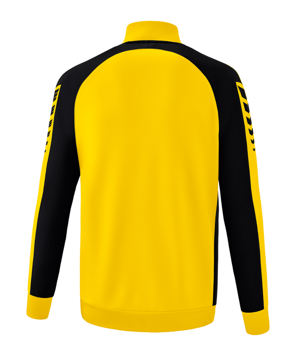 Erima Six Wings Trainingsjacke Kids Gelb Schwarz - gelb