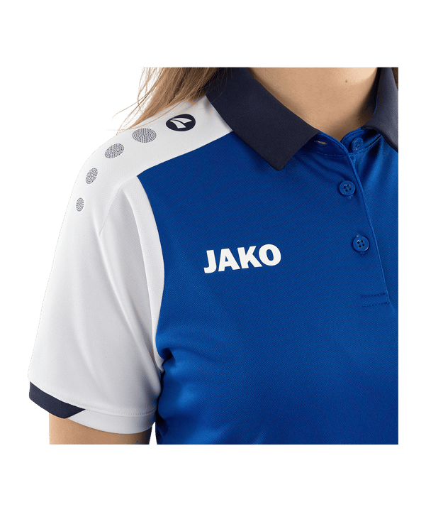 JAKO Dynamic Polo Damen Blau F405 - blau
