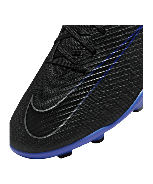 Nike Air Zoom Mercurial Vapor XV Club FG/MG Shadow Schwarz Silber Blau F040 - schwarz
