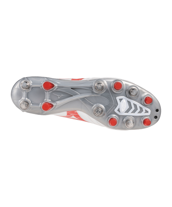 Mizuno Morelia Neo IV Elite Mix Charge Weiss Rot F60 - weiss