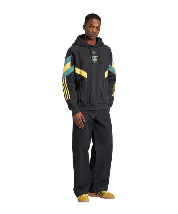 adidas Originals Jamaica Hoody Schwarz - schwarz