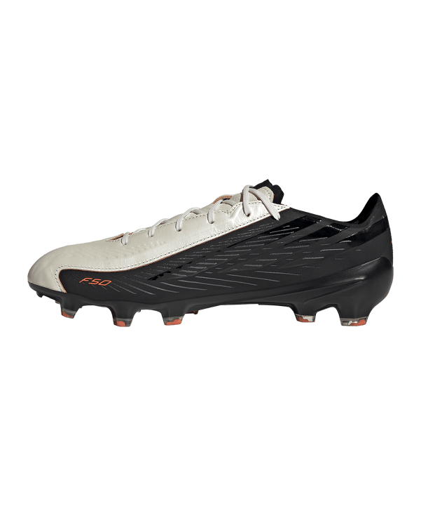 adidas F50 Elite Hyperfast FG Leather Tech Bianco - bianco