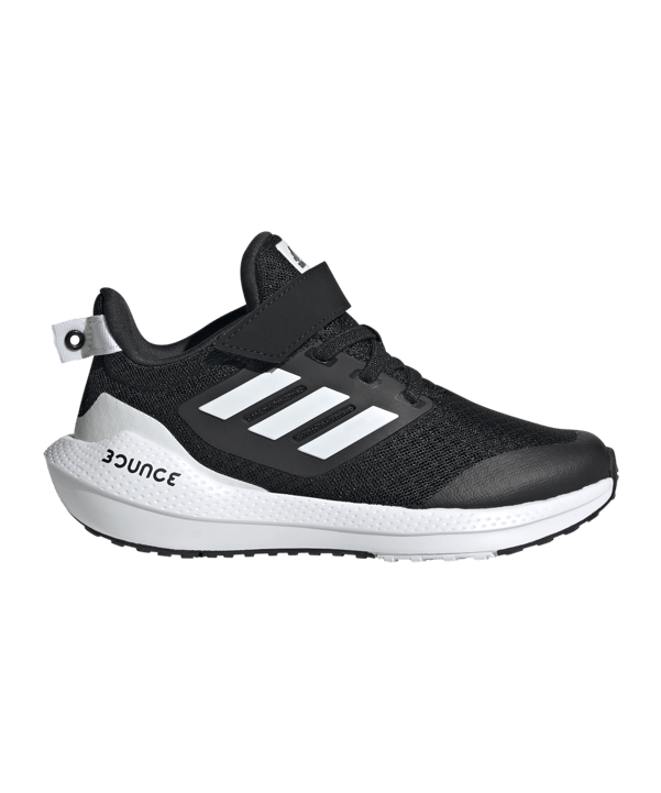 adidas EQ21 Run 2.0 Bounce Sport Running Elastic Lace wit Schwarz - schwarz