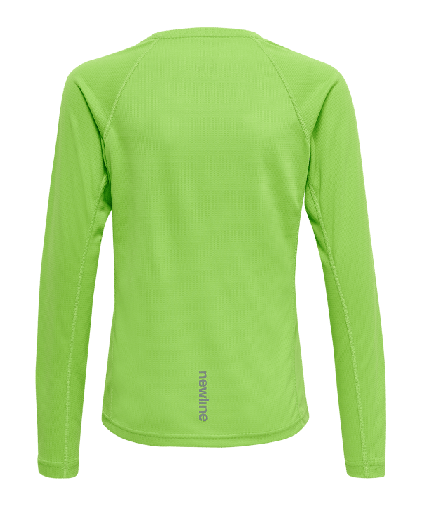 Newline Core Shirt langarm Running Kids Grün F6402 - gruen