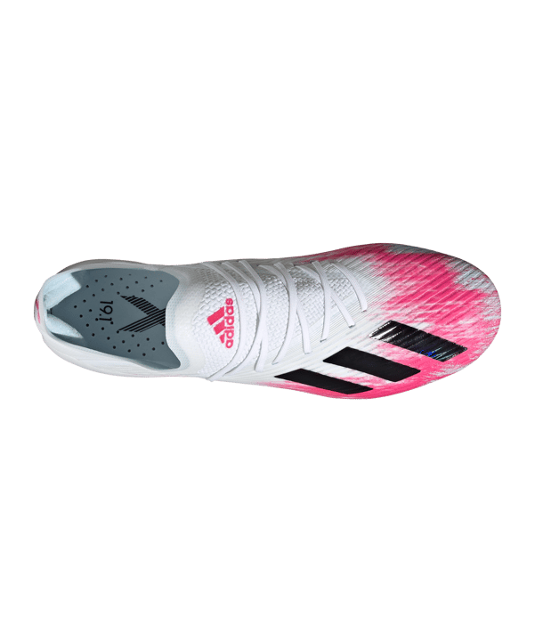 adidas X Uniforia 19.1 FG Weiss Pink - weiss