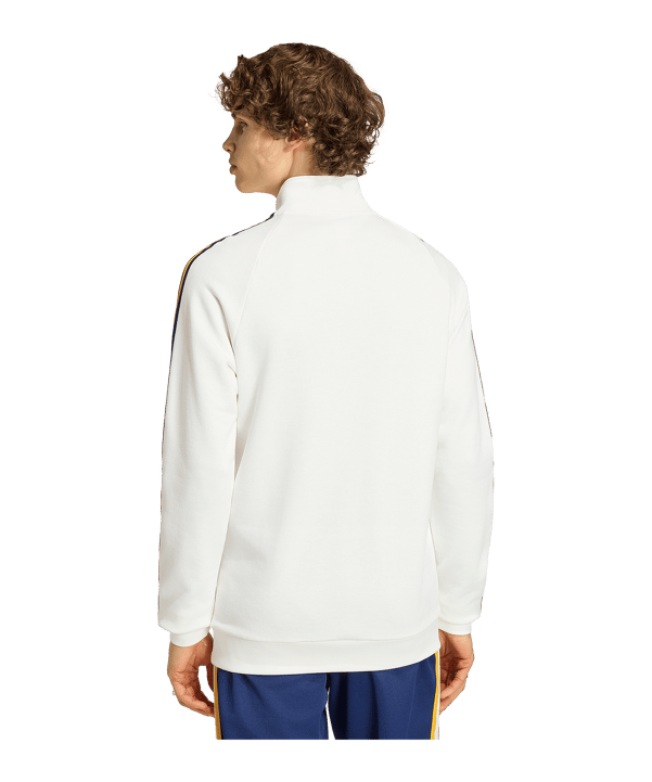 adidas Real Madrid OG Half Zip Top Weiß - weiss