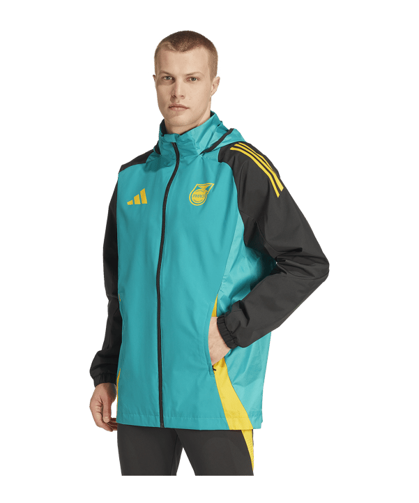 adidas Jamaica Regenjacke Grün - gruen