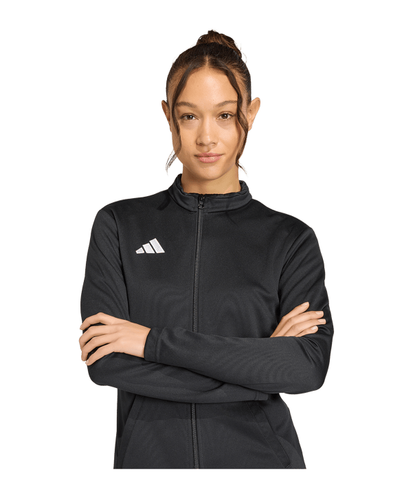 adidas Entrada 26 Trainingsjacke Damen Schwarz - schwarz