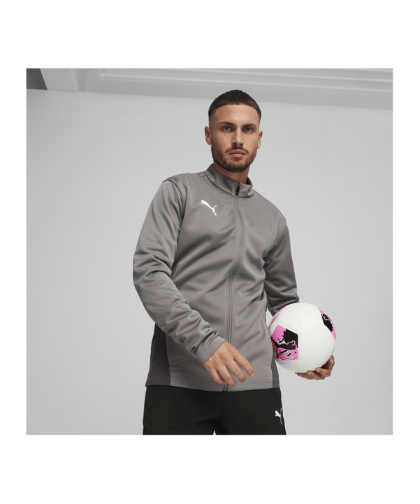 PUMA teamGOAL Trainingsjacke Grau F13 - grau