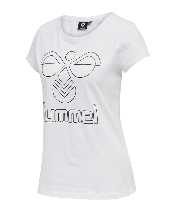 Hummel T-Shirt Damen Weiß F9001 - weiss