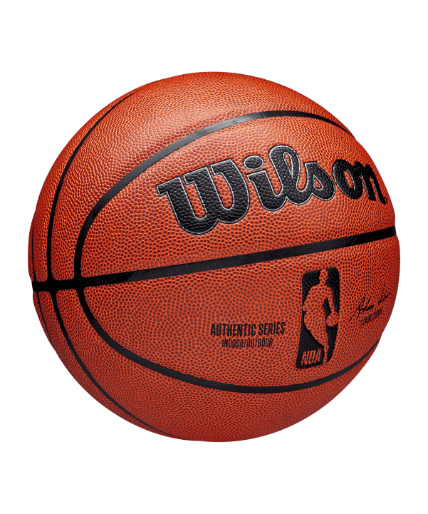 Wilson NBA Authentic Indoor Outdoor Spielball Braun - braun