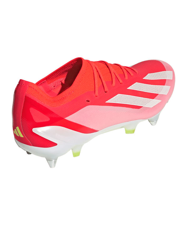 adidas X Crazyfast Elite SG Energy Citrus Rot Weiss Gelb - rot