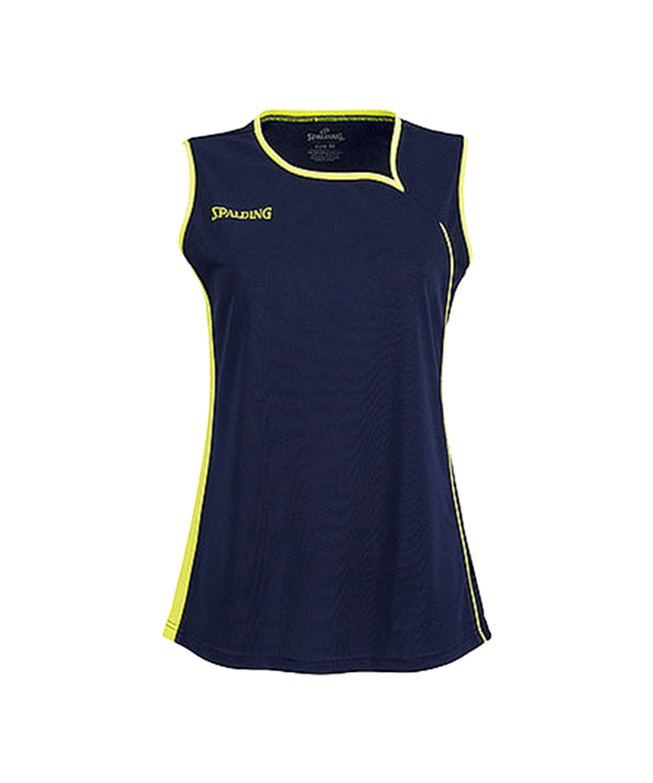 Spalding 4HER II Tank Top Damen Blau Gelb F08 - blau