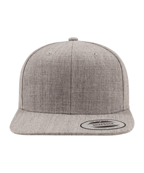 Merch Classic Snapback Cap Heather Grey - grau