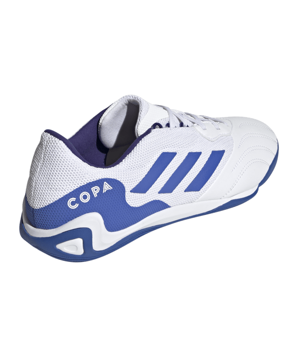 adidas COPA SENSE.3 IN Sala Diamond Edge Weiss Blau - weiss