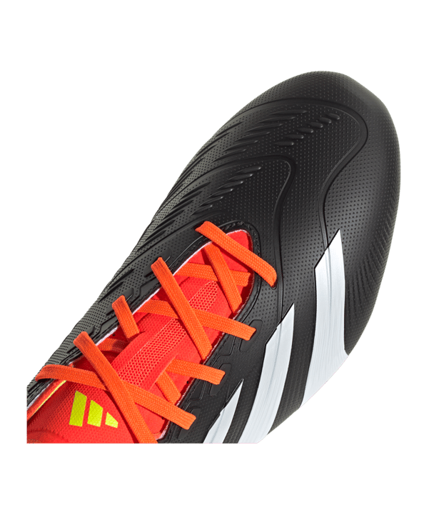 adidas Predator League FG Solar Energy Schwarz Weiss Rot - schwarz