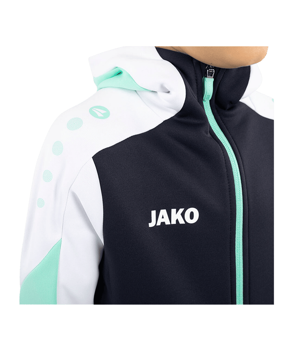 JAKO Dynamic Kapuzenjacke Kids Blau F915 - blau