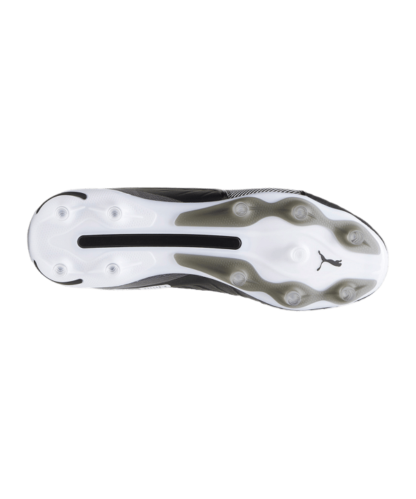 Chaussures de football PUMA KING Ultimate FG/AG Eclipse noir blanc F01 - noir