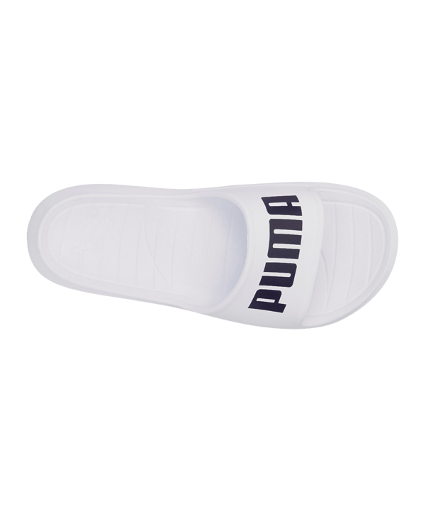 PUMA Divecat v2 Lite Badelatsche Weiss Schwarz F04 - weiss