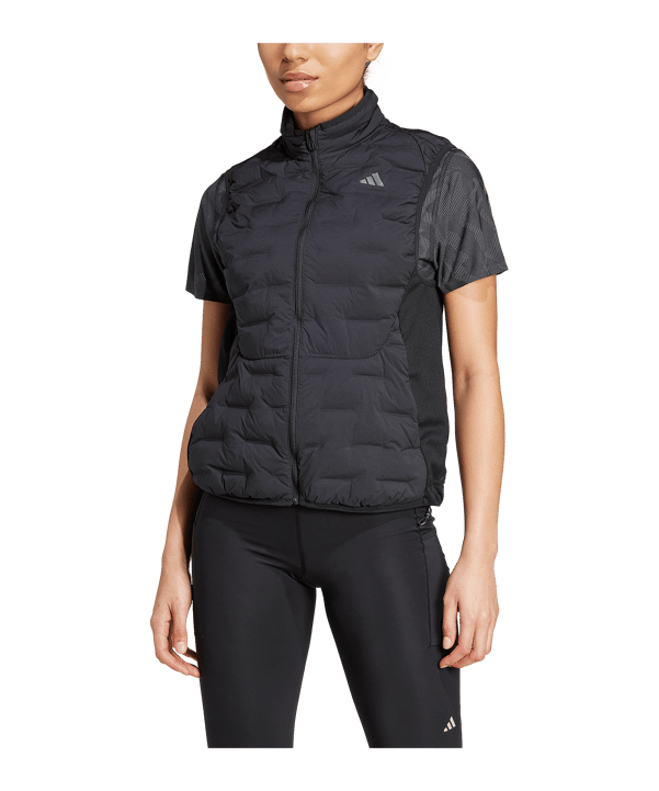 adidas Adizero Padded Weste Schwarz - schwarz