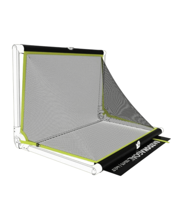 BazookaGoal SPARE-NET | 120x75cm Tor Schwarz - schwarz
