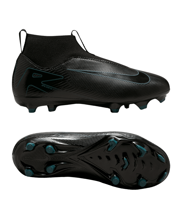 Nike Jr Air Zoom Mercurial Superfly X Academy FG/MG Shadow Kids Schwarz F002 - schwarz