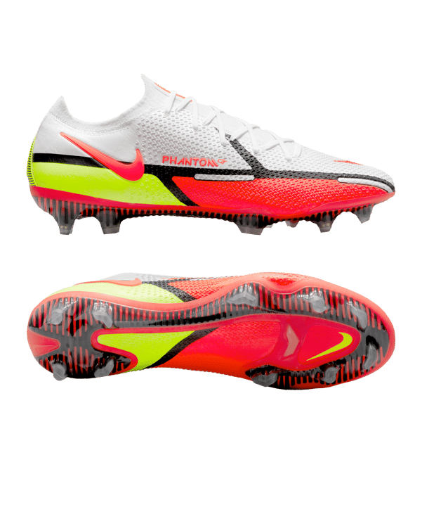 Nike Phantom GT2 Motivation Elite FG Weiss Rot Gelb F167 - weiss