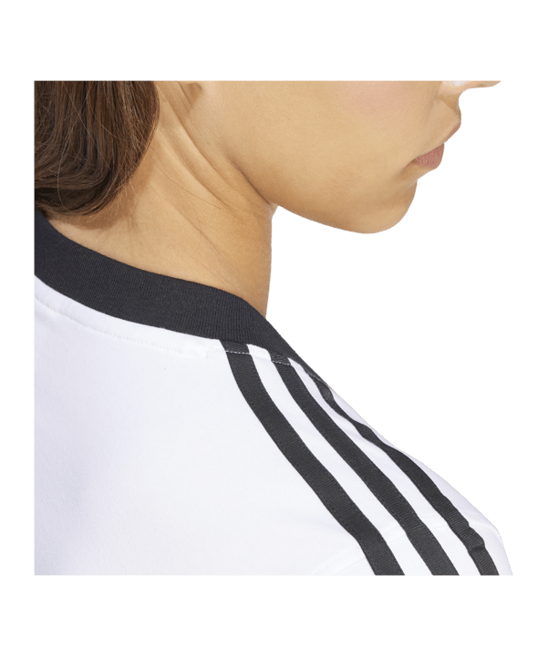 adidas Originals 3-Stripes T-Shirt Damen Weiss - weiss