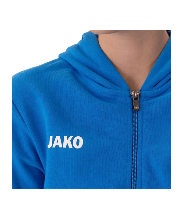 JAKO Base Veste à capuche Enfants Bleu C089 - bleu