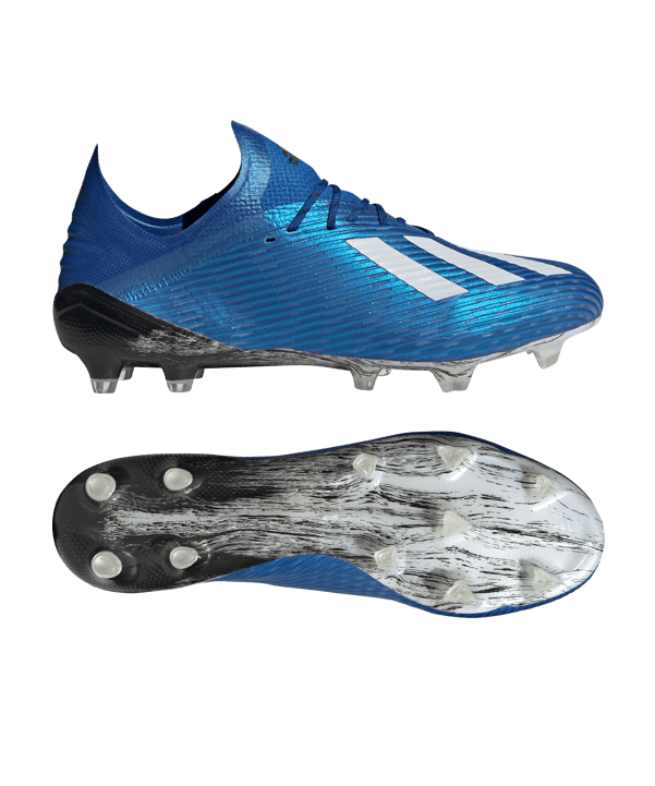 adidas X Mutator 19.1 FG Blau Schwarz - blau