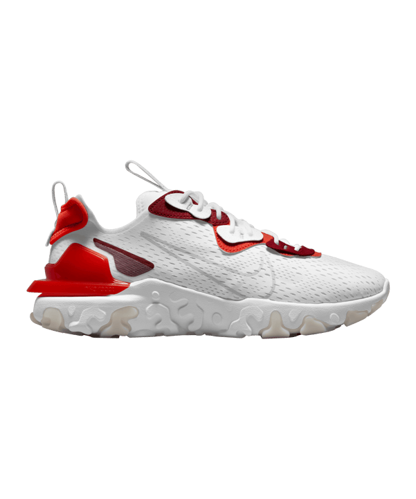 Nike React Vision Weiss Grau Orange F100 - weiss