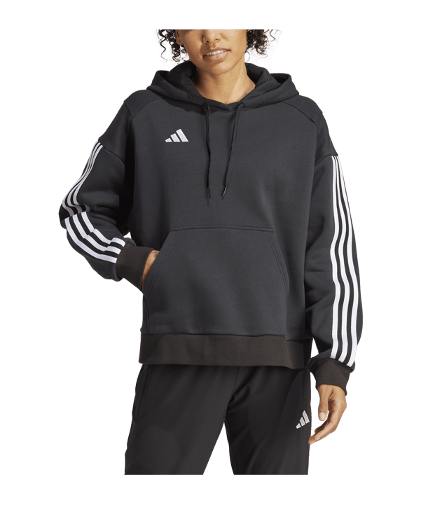 adidas Tiro 23 COM Sweatshirt Damen Schwarz - schwarz