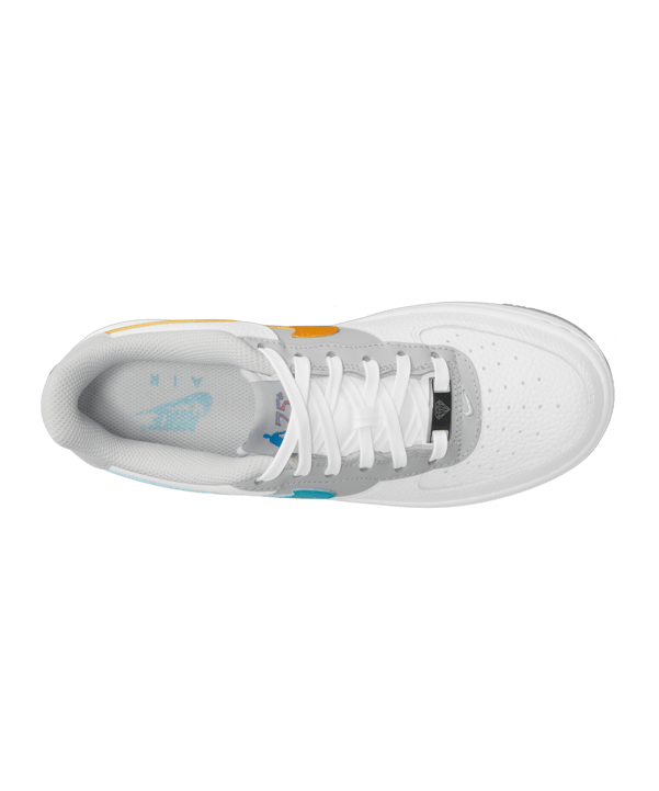 Nike Air Force 1 LV8 Kids (GS) Weiss Blau F100 - weiss