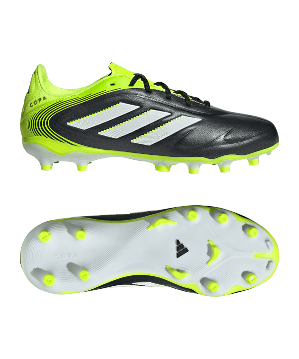 adidas Copa Pure III League FG/MG Radiant Blaze Kids Schwarz - schwarz