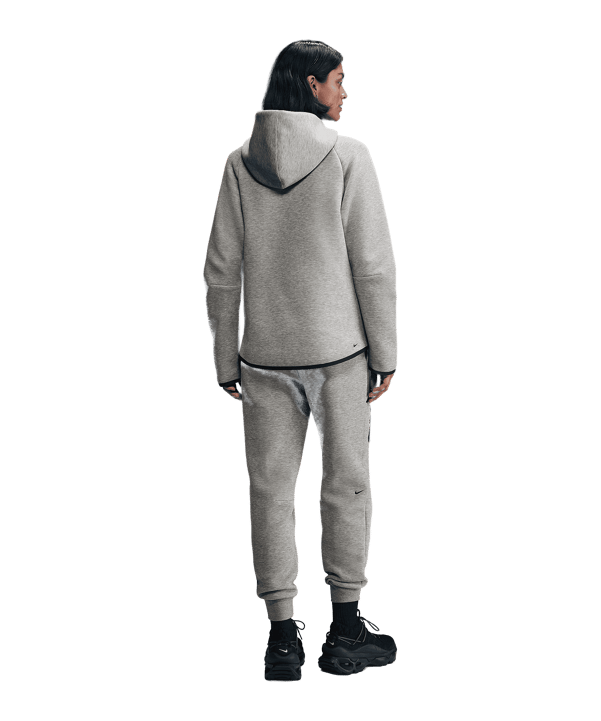 Nike Tech Fleece Kapuzenjacke Damen Grau F063 - grau