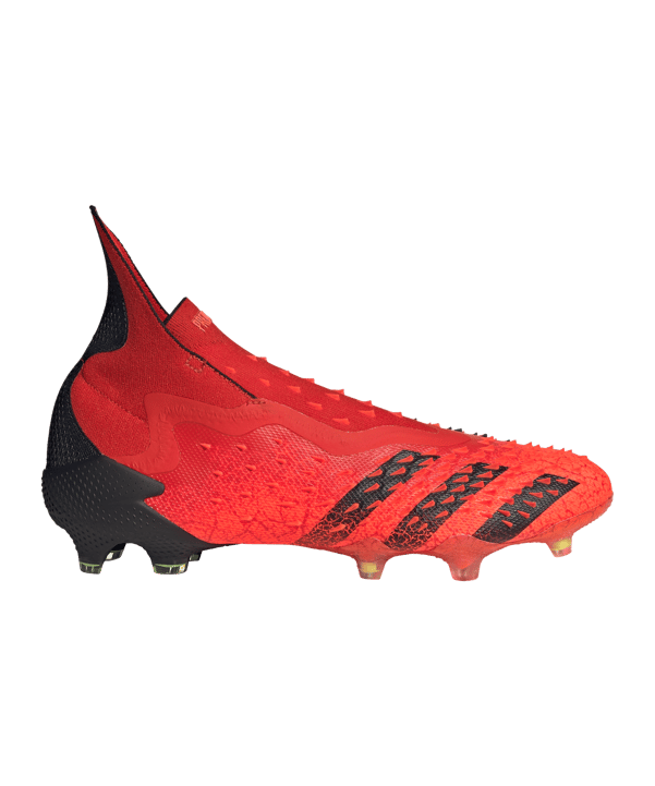 adidas Predator FREAK+ FG Meteorite Rot Schwarz - rot
