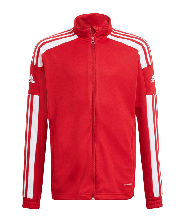 adidas Squadra 21 Trainingsjacke Kids Rot Weiss - rot