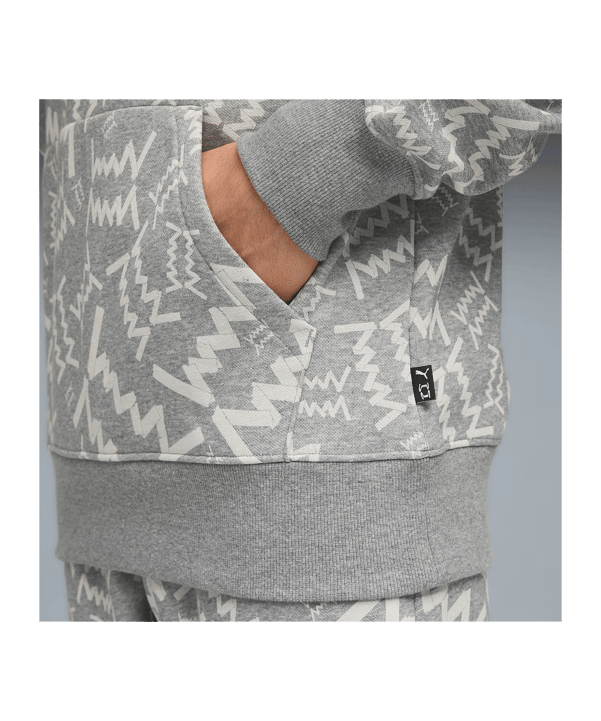 PUMA Teamjaws Post Game Hoody Grau F03 - grau