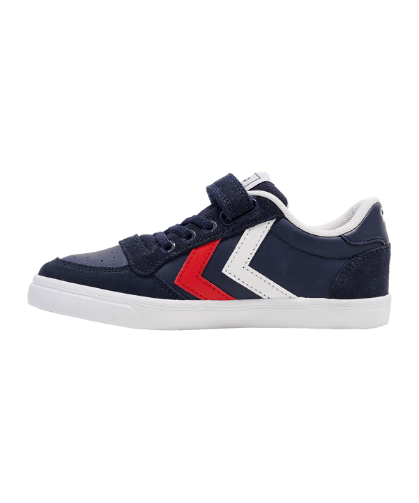 Hummel Slimmer Stadil Leather Low Kids Grau F7666 - grau