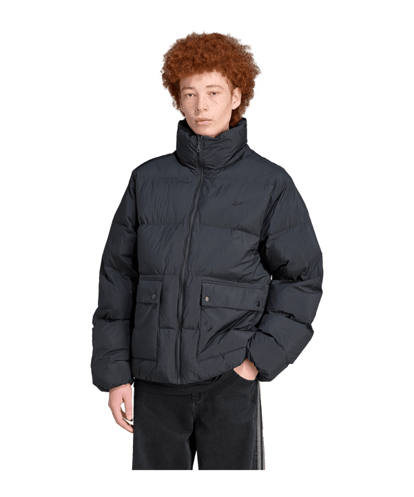 adidas Originals Synthetic Down Puffer Jacke Schwarz - schwarz