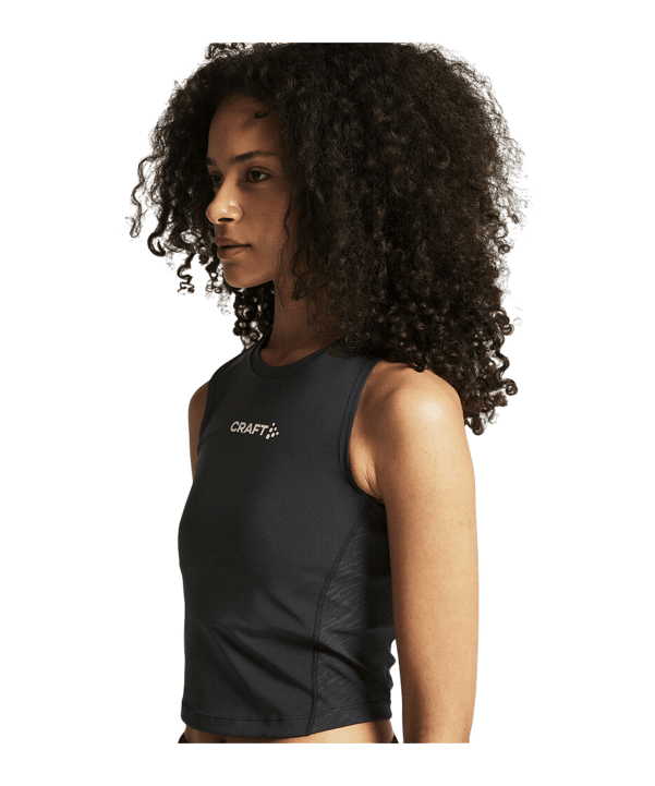 Craft Rush 2.0 Crop Tanktop donna nero F999000 - nero
