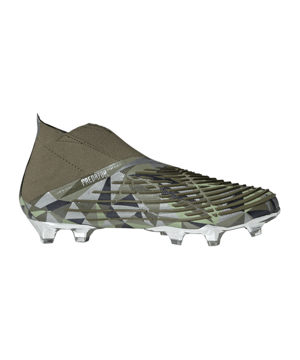 adidas Predator EDGE+ CRYSTAL FG Silber - gruen