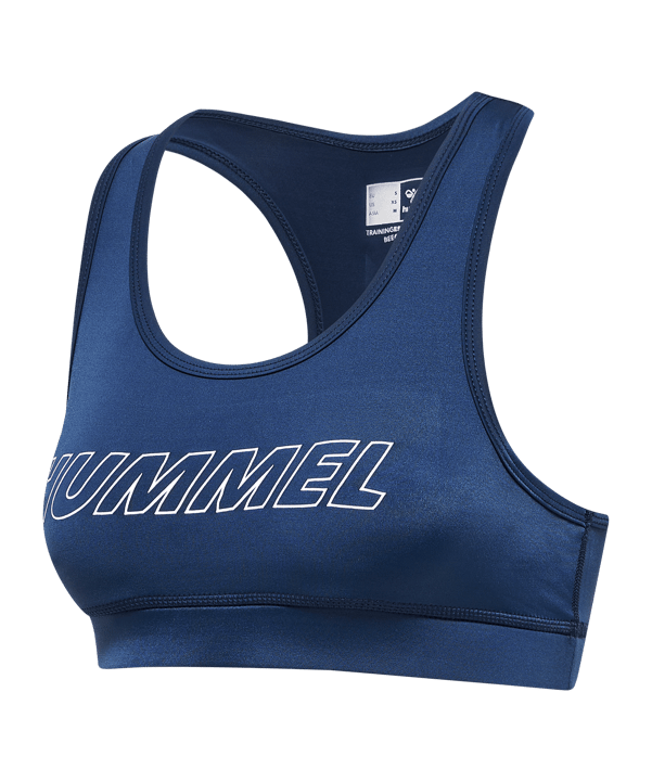 Hummel Te Tola Sport-BH Damen Blau F7954 - blau