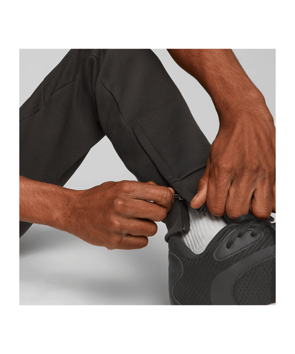 PUMA Hoops Team Dime Jogginghose Schwarz F01 - schwarz