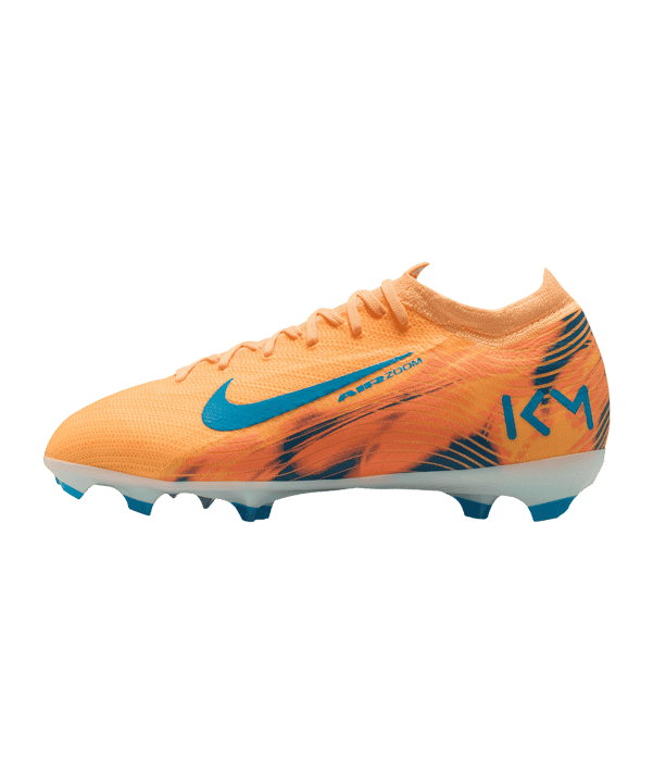 Nike Jr Air Zoom Mercurial Vapor XVI Pro FG Kylian Mbappe Signature Kids Orange F801 - orange