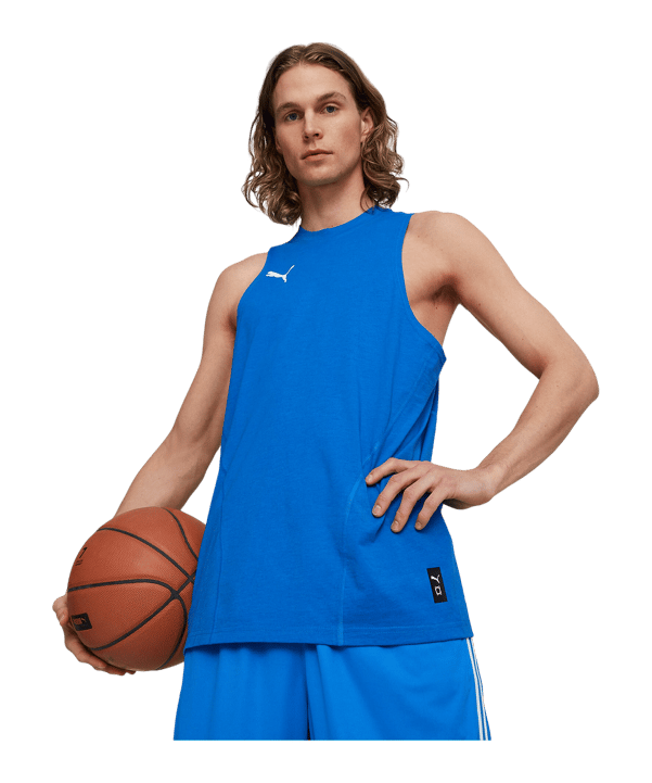 PUMA Hoops Team Drycell Tanktop Blau F07 - blau