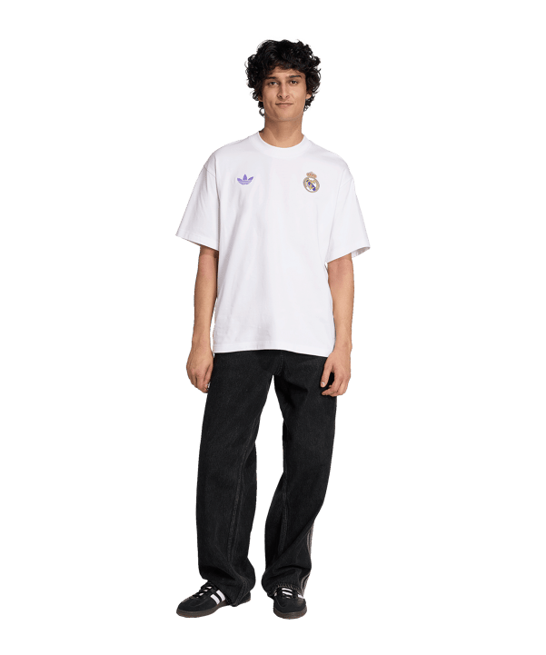 adidas Real Madrid Lfstlr T-Shirt Weiß - weiss